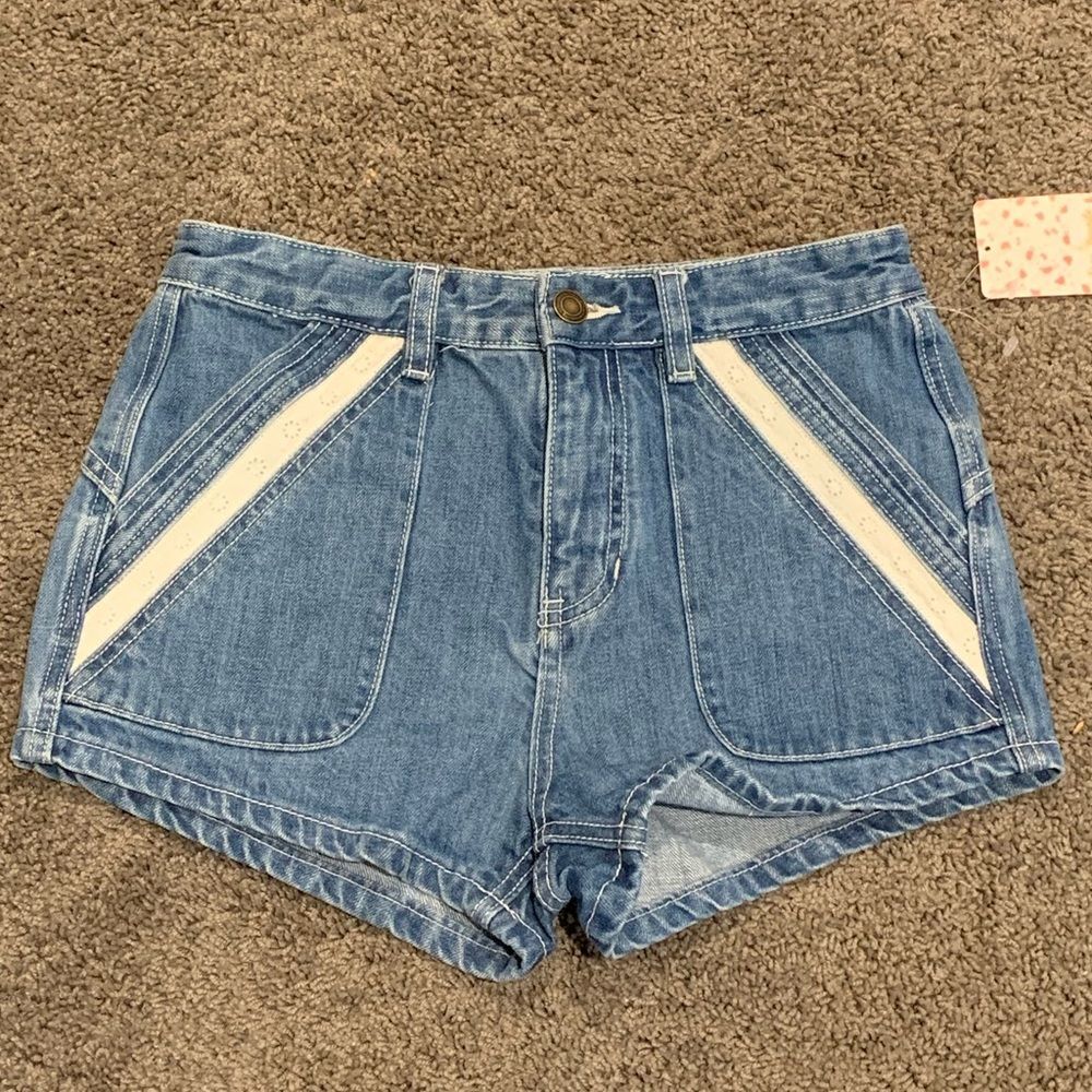 Free People Denim shorts NWT